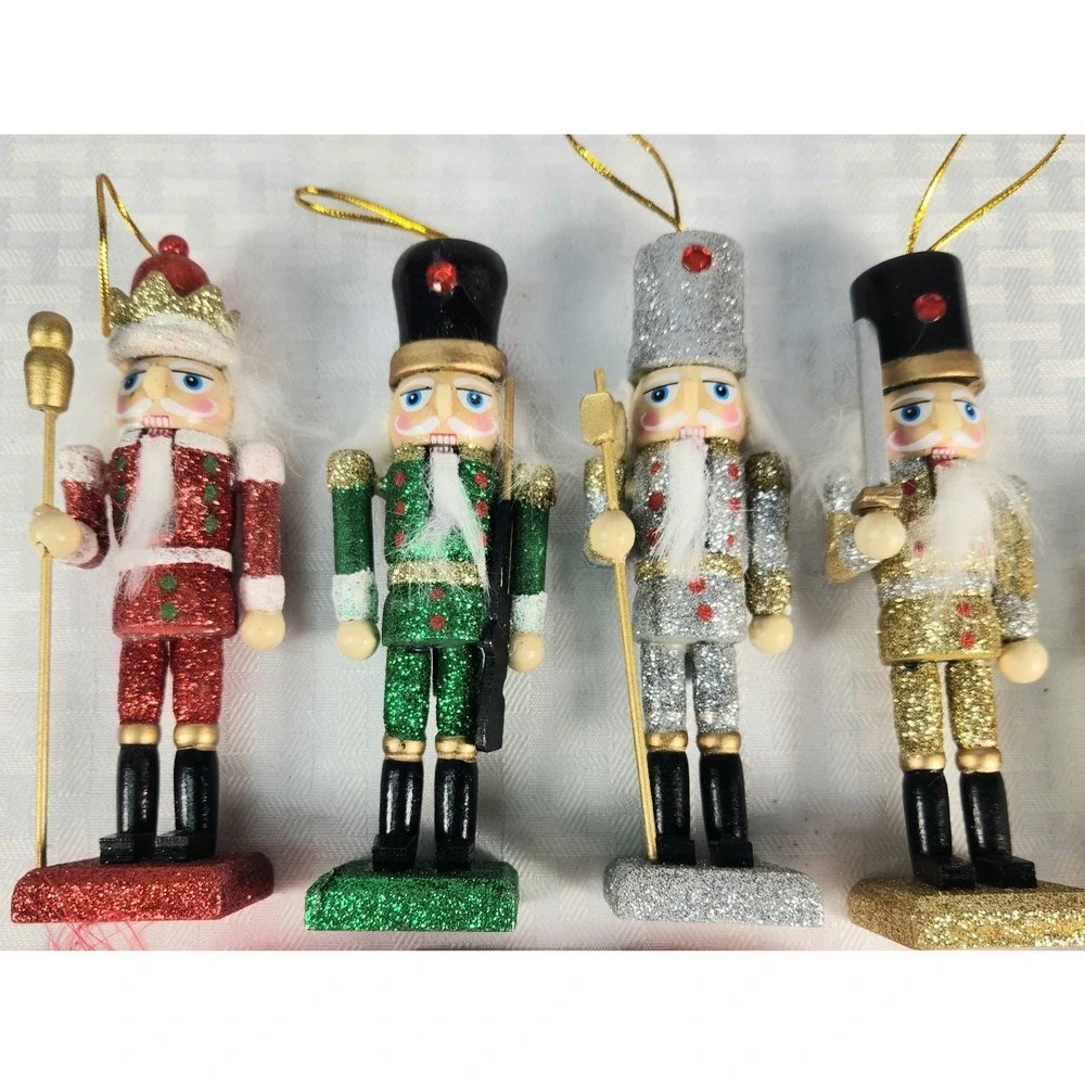 Nutcracker Christmas Ornaments Decor Lot of 13